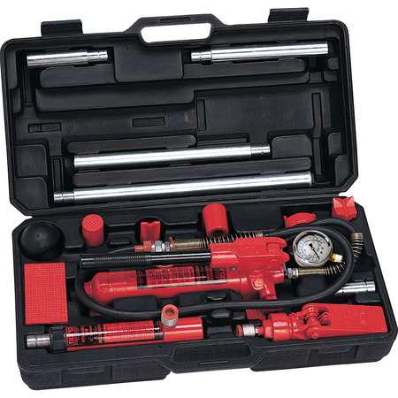 NORCO PROFESSIONAL LIFTING 4 Ton Basic Collision Repair Kit - Forged Adapters w/gauge 904004C